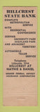 Matchbook Cover - Hillcrest State Bank Dallas TX