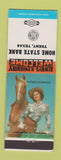 Matchbook Cover - Home State Bank Trent TX