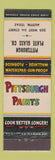 Matchbook Cover - Pittsburgh Paint Plate Glass Austin TX