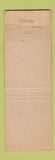 Matchbook Cover - Springs Restaurant Miami Springs FL