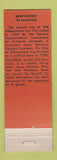Matchbook Cover - Hacienda Dining Rooms Albuquerque NM