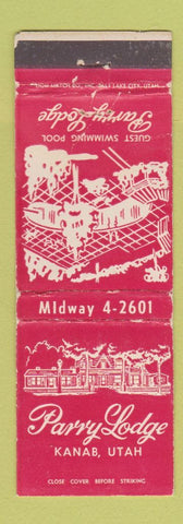 Matchbook Cover - Parry Lodge Kanab UT WEAR