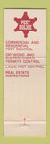 Matchbook Cover - Pest Police Control Exterminator Miami FL WEAR