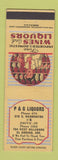 Matchbook Cover - P&G Liquors El Dorado AR