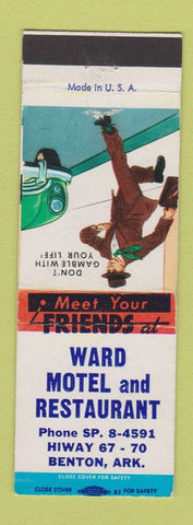 Matchbook Cover - Ward Motel Restaurant Benton AR