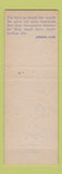 Matchbook Cover - Ward Motel Restaurant Benton AR