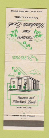 Matchbook Cover - Farmers and Merchants Bank Marianna AR