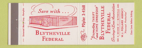 Matchbook Cover - Blytheville Federal Savings and Loan AR