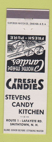 Matchbook Cover - Stevens Candy Kitchen Smithtown NH