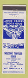 Matchbook Cover - Welcome Traveler Diner West Franklin NH