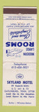 Matchbook Cover - Skyland Motel Gatlinburg TN WORN