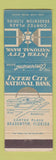 Matchbook Cover - Inter City National Bank Bradenton FL