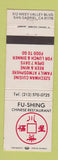 Matchbook Cover - Fu Shing Chinese Restaurant San Gabriel CA