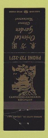 Matchbook Cover - Oriental Garden Chinese Restaurant WEAR
