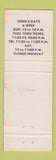 Matchbook Cover - Oriental Garden Chinese Restaurant WEAR