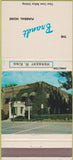 Matchbook Cover - Brandt Funeral Home Pittsburgh PA WEAR 30 Strike