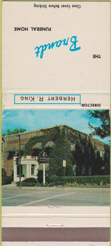 Matchbook Cover - Brandt Funeral Home Pittsburgh PA WEAR 30 Strike