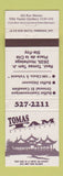 Matchbook Cover - Thomas Tam Chinese Restaurant Ste Foy QC