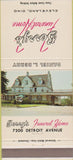 Matchbook Cover - Berry's Funeral Home Cleveland OH 30 Strike