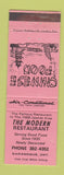 Matchbook Cover - Modern Restaurant Chinese Gananoque ON