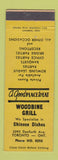 Matchbook Cover - Woodbine Grill Toronto ON Chinese YELLOW