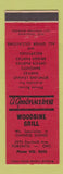 Matchbook Cover - Woodbine Grill Toronto ON Chinese RED