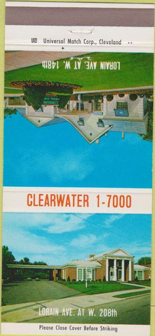 Matchbook Cover - Corrigan's Funeral Home Cleveland OH 30 Strike
