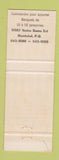 Matchbook Cover - Restaurant New Lychee Chinese Montreal QC