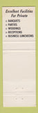 Matchbook Cover - Jade Garden Restaurant Chinese Cornwall ON WEAR