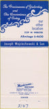 Matchbook Cover - Colonial Funeral Home Chicago IL WEAR 30 Strike