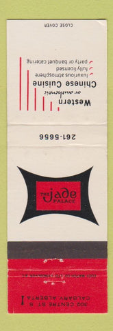 Matchbook Cover - Jade Palace Chinese Restaurant Calgary AB