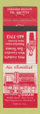 Matchbook Cover - Restaurant Linnan Chinese Montmorency QC WEAR