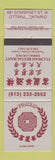 Matchbook Cover - Fuliwah Chinese Restaurant Ottawa ON WEAR