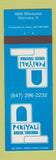 Matchbook Cover - Periyali Greek Restaurant Glenview IL