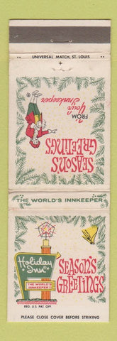 Matchbook Cover - Holiday Inn Christmas Melbourne FL