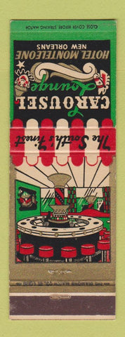 Matchbook Cover - Hotel Monteleone New Orleans LA Carousel Lounge