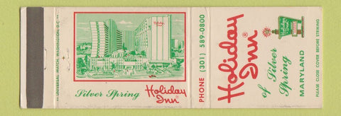 Matchbook Cover - Holiday Inn Silver Spring MD WEAR