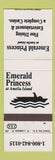 Matchbook Cover - Emerald Princess Amelia Island FL