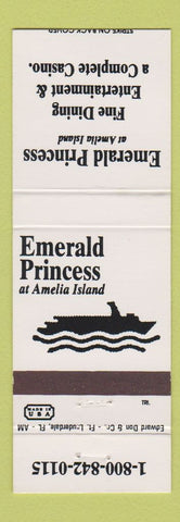 Matchbook Cover - Emerald Princess Amelia Island FL