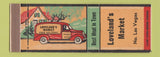 Matchbook Cover - Loveland's Market North Las Vegas NV grocery
