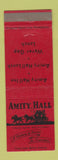 Matchbook Cover - Amity Hall