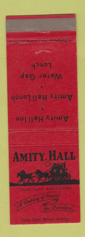 Matchbook Cover - Amity Hall