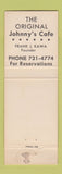 Matchbook Cover - Johnny's Restaurant Omaha NE