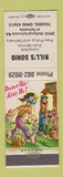 Matchbook Cover - Bill's Sohio oil gas hillbilly Toledo OH
