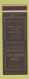 Matchbook Cover - New Gordon Hotel Lafayette LA