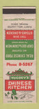 Matchbook Cover - Yugoey's Chinese Restaurant Austin TX