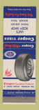 Matchbook Cover - Cooper Tires Lile's Body Shop Booker TX