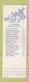 Matchbook Cover - First State Bank Trust Conway AR