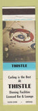 Matchbook Cover - Thistle Curling Canada