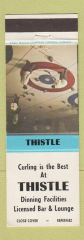 Matchbook Cover - Thistle Curling Canada